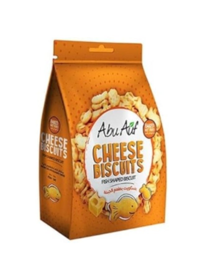 أبو عوف بسكويت الجبن أبو عوف – 12 عبوة × 80 جرام | وجبة خفيفة مقرمشة مالححة - Image 1